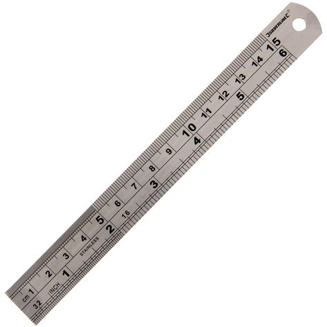 Silverline Stainless Steel Rule 150 300 600 And 900mm Metric Imperial