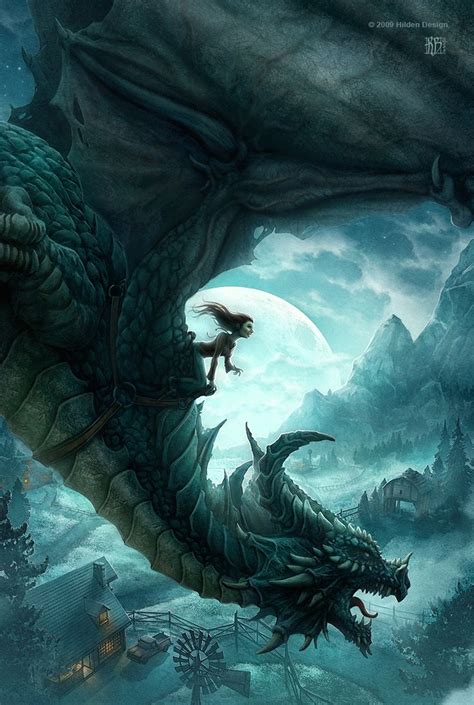 27 Surreal Dragon Illustrations Artworks Fantasy Dragon Mythical