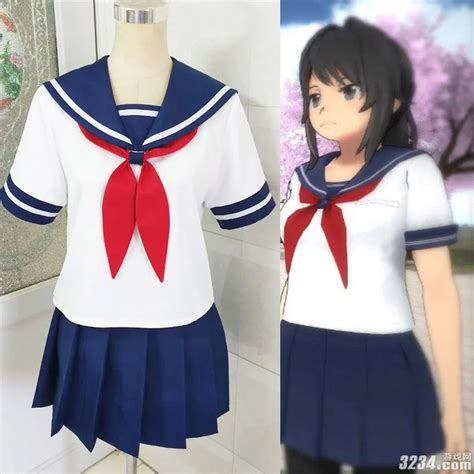 2018 Yandere Simulator Ayano Aishi Yandere Chan School Uniform Cosplay
