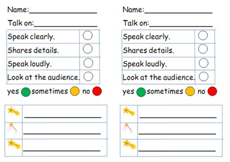 Speaking And Listening Assessment Teaching Resources