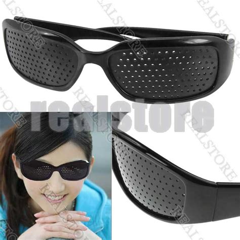 hot sales black eyes exercise eyesight vision improve care pinhole glasses sunglasses natural