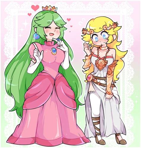 Outfit Swap Of Palutena And Peach💖 Super Smash Brothers Ultimate