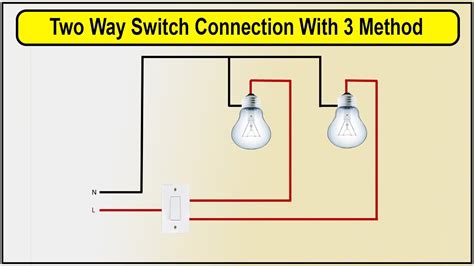 How To Make Wiring A 2 Way Switch With One Light With 3 Method Wiring