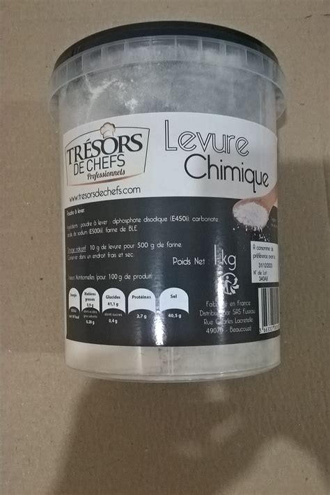 Levure Chimique X1kg Baking Powder X1kg Sxm Food Connection