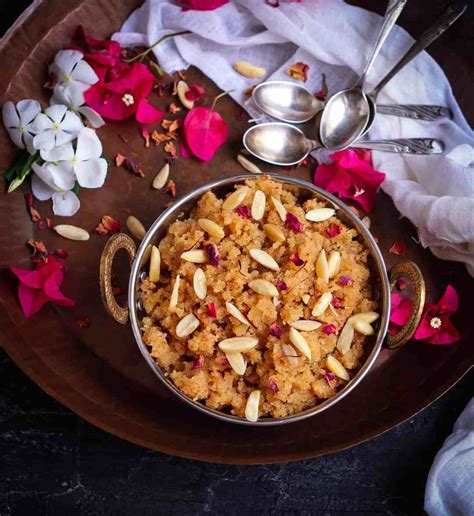 Sooji Badam Halwa Semolina Almond Pudding Indian Tashas Artisan Foods