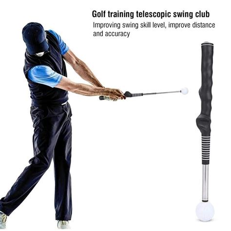 Golf Swing Trainer Stretchable Swing Training Device With Sound