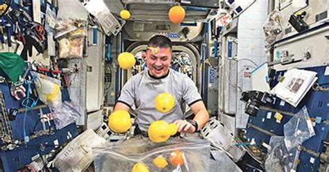 Astronauts Adapt To Life On Board The Space Station
