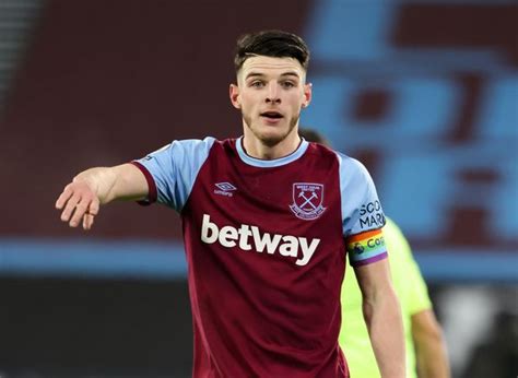 Declan rice, eng, west ham united fc credit: Manchester United may involve Declan Rice in a swap deal ...