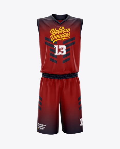 Free Basketball Uniform Mockup - Front View (PSD) - Free Downloads Image | Free Downloads 3D Mockups