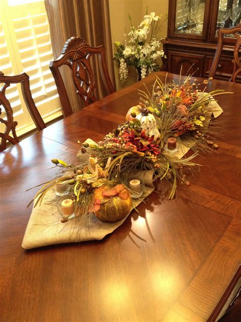 Harvest Table Centerpiece Thanksgiving Table Settings Diy