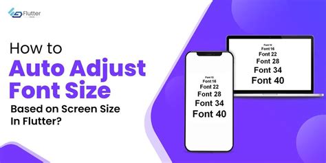 How To Adjust Flutter Font Size Based On Screen Size
