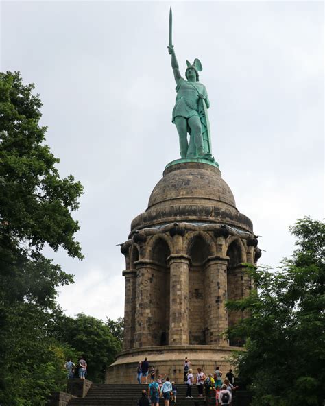 Visit The Hermannsdenkmal With Arminius Statue In The Teutoburg Forest