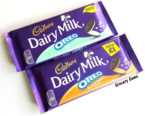 Grocery Gems Review New Cadbury Dairy Milk Oreo Peanut Butter Flavour