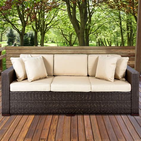 20 Ideas Of Comfortable Outdoor Sofas ~ Home Decor Journal Wicker