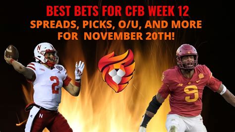 Best Bets For College Football Week 12 Spreads Ou And More For November 20th 2 1 Last Epis