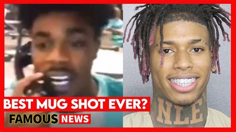 Nle Choppa Gets Arrested In Florida Takes Mugshot With Icy Grill