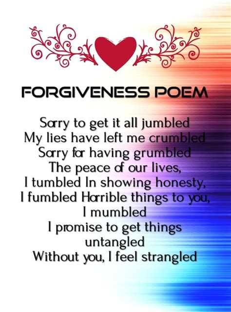 Top 9 Forgive Me Poems For Her And Him Hug2love Sweet Love Quotes