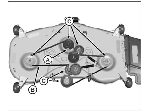 John Deere 54 Inch Mower Deck Belt Diagram