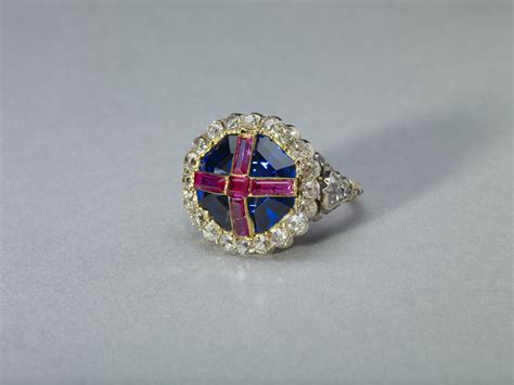 Queen Victorias Sapphire Gold Ruby And Diamond Coronation Ring Made