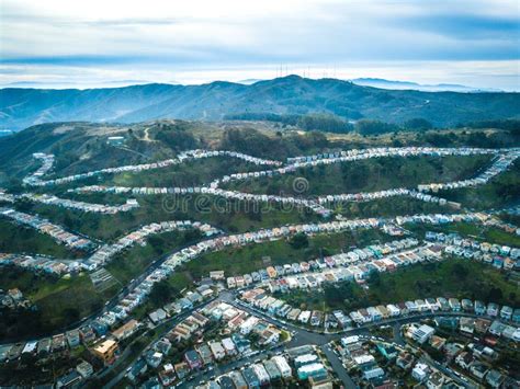 Aerial Photo Of Daly City In California Stock Image Image Of