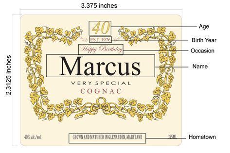 Download Hennessy Label Template - FREE DOWNLOAD | Bottle labels printable, Bottle label template ...