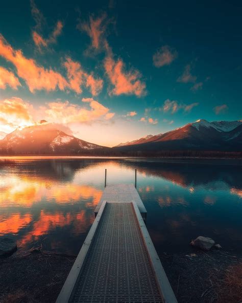 The Lake Of Glass 🌥️ By Zach Doehler Sunset Landscape Photography