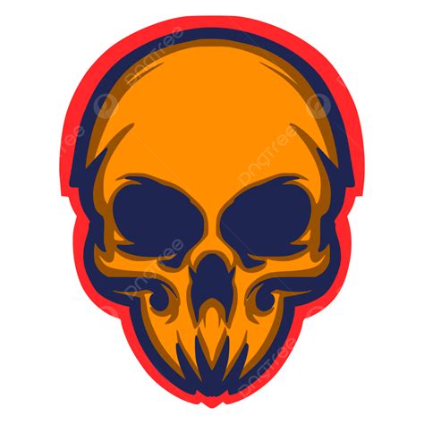 Skull Art Mascot Logo Illustration Design Vector Skull Logo Skull