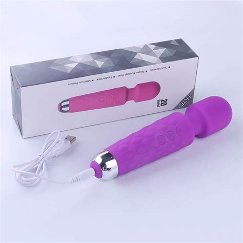 Handheld Wireless Waterproof Mute Rechargeable Personal Wand Massager For Women Massagers