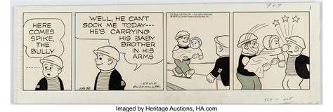 ernie bushmiller nancy daily comic strip original art dated lot 47032 heritage auctions