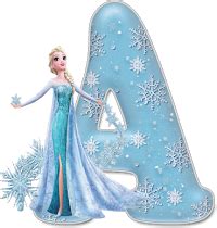 Alfabeto de Frozen con Letras y Copos de Nieve. | Frozen theme, Elsa frozen party, Frozen birthday