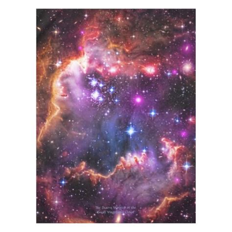 Astronomy Starry Wingtip Small Magellanic Cloud Tablecloth Zazzle