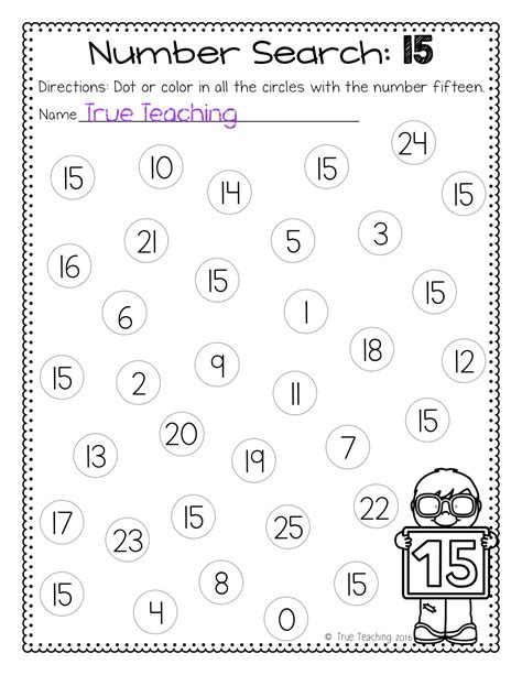 Numbers 11 20 Worksheets For Preschoolers