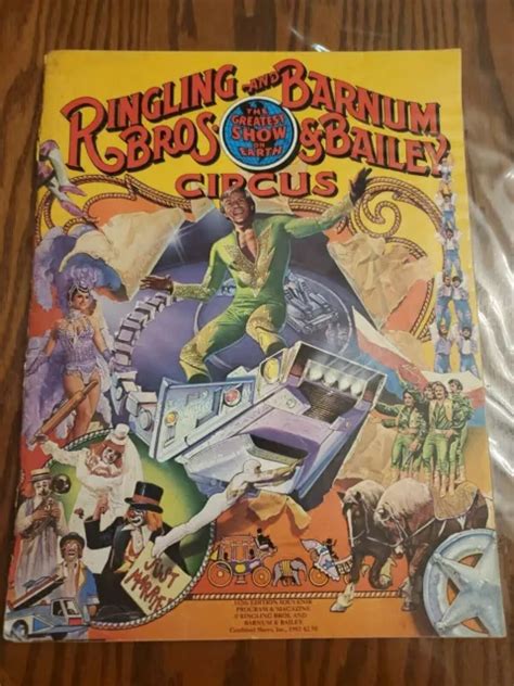 RINGLING BROS AND Barnum Bailey Circus Souvenir Program 1982 112th