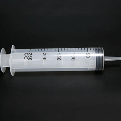 Ml Large Capacity Plastic Disposable Syringe Inlet Pump Oil Measuring Tool EBay
