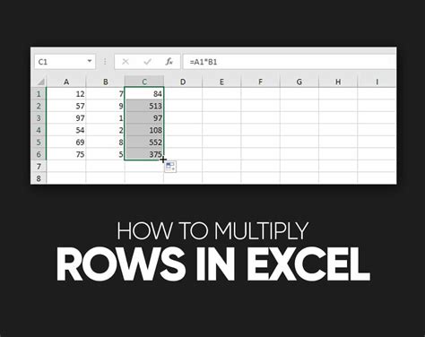 Formula For Multiplying In Excel