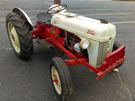 Sold At Auction 1948 Ford 8n Tractor With Arps Half Tracks