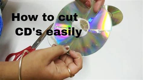 How To Cut Cd Easily Youtube