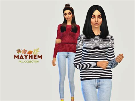 Fall Collection By Natalimayhem Sims 4 Female Clothes