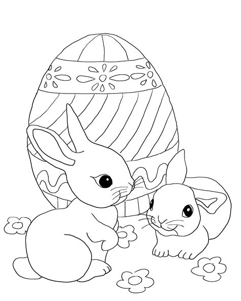 41 Best Pictures Cute Easter Bunny Coloring Pages Free Printable