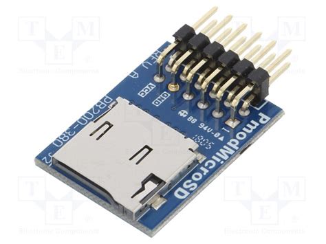 Pmod Microsd Microsd Card Slot Digilent Pmod Module Adapter Spi