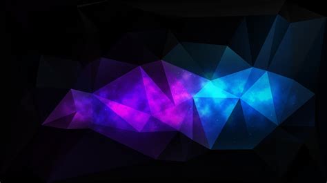 Abstract Painting Space Low Poly Hd Wallpaper Wallpaper Flare