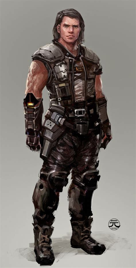 Character Concept By Guesscui On Deviantart Sci Fi Character Concept