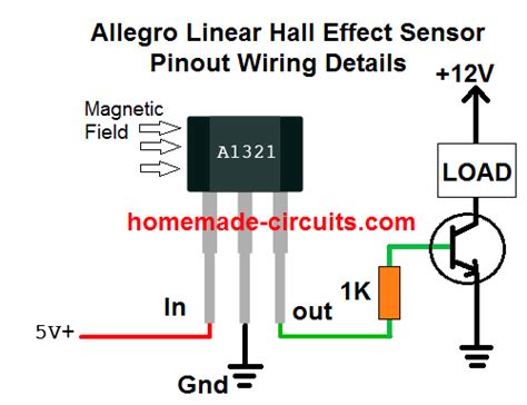 Linear Hall Effect Sensor Working And Application Circuit Homemade