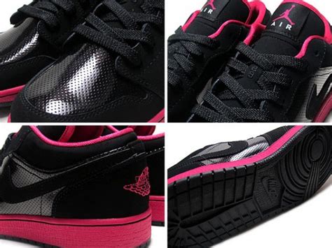 Air Jordan 1 Low Gs Black Voltage Cherry Sneakerfiles