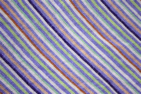 Diagonally Striped Knit Fabric Texture Indigo Green And Peach