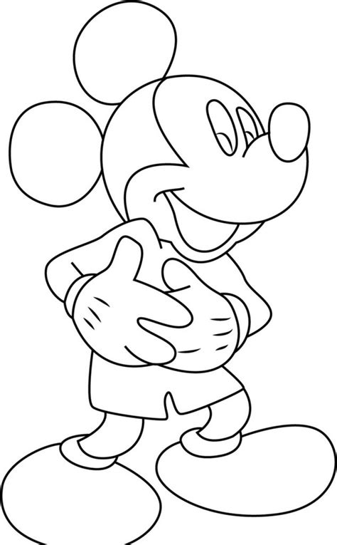 Mickey Mouse Para Colorear 🐭 Pepelt