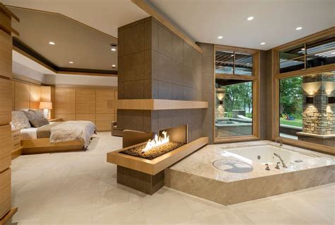 Splendid Jacuzzi Tub In Master Bedroom And Beautiful Bathroom With A