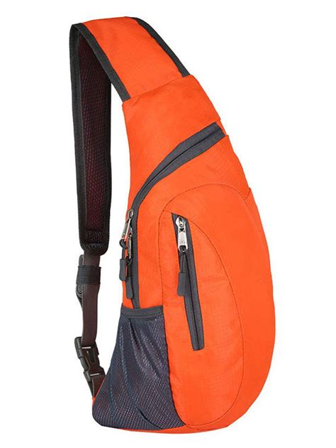 One Opening Men Chest Bag Pack Waterproof Travel Sport Cross Body