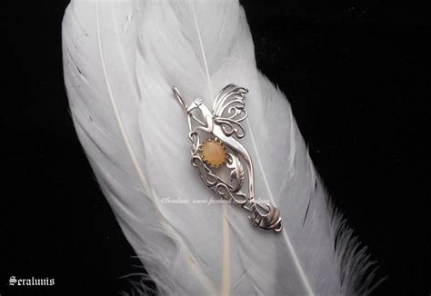 Fairy Wings Handmade Sterling Silver Pendant By Seralune Sterling