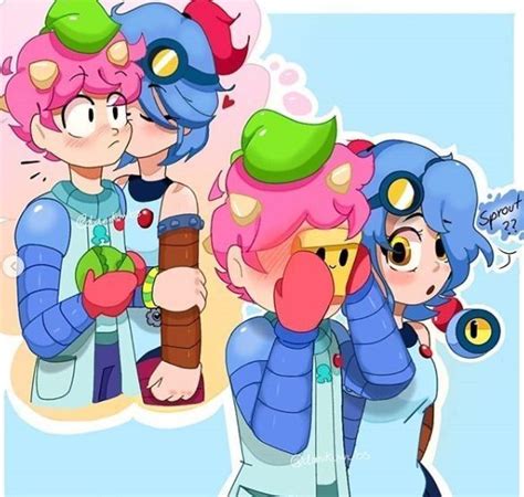 Para Fans Brawl Star V Nani X Sprout Personajes De Juegos Juegos De Anime Retratos De